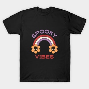 Spooky vibes rainbow T-Shirt